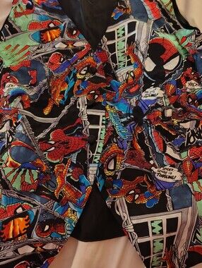Nicole Miller NWT Spiderman Print Vest - Multicolor